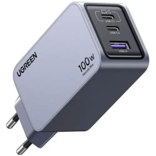 Ugreen X757 100W Pro Super Fast Charger With1.5 Meter 100W Nylon Braided Cable