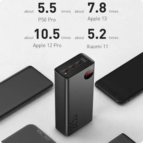 Baseus Adaman Digital Display Quick Charge Power Bank 40000mAh 22.5W