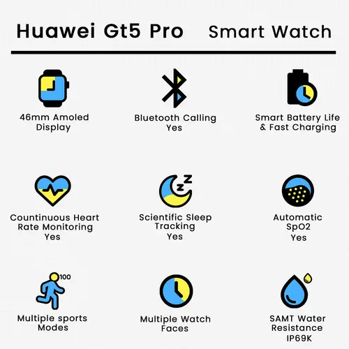 Huawei Gt5 Pro Smart Watch