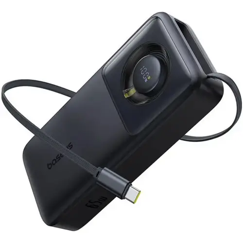 Baseus Free2Pull 20000mAh 65W PowerBank with Retractable USB-C Cable