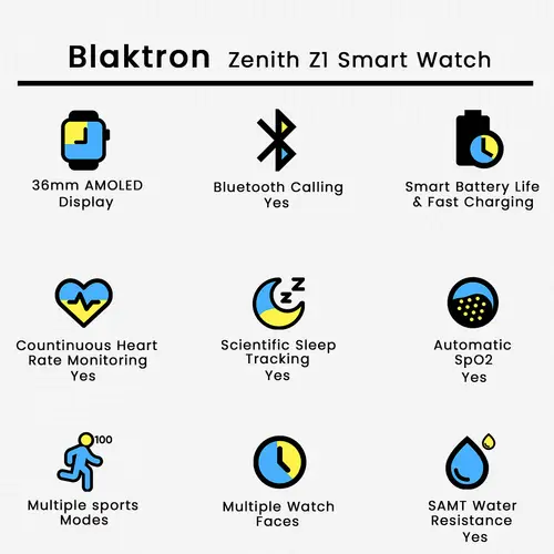 Blaktron Zenith Z1 Smart Watch