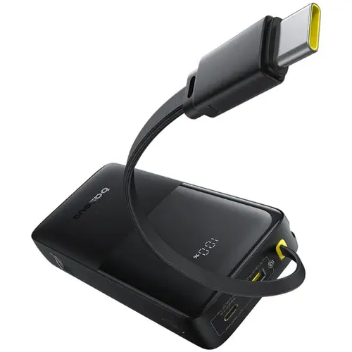 Baseus Bipow 2 20000mah 20W Digital Display Power Bank With Built-in USB-C Cable