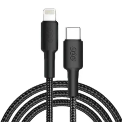 QCY DC08 30W Quick Charge PD Type-C to Lightning Cable