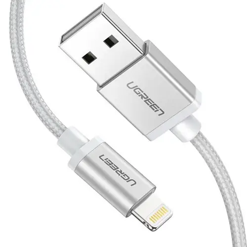 UGREEN Alu Case Braided Lightning Cable
