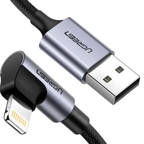 UGREEN Right Angle USB-A to Lightning Cable