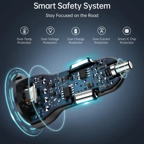 Choetech QC 3.0 + PD20W 38W Car Charger (TC0005)