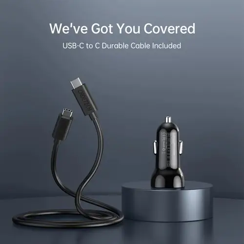 Choetech 40W Dual Type-C Fast Car Charger (TC0008)