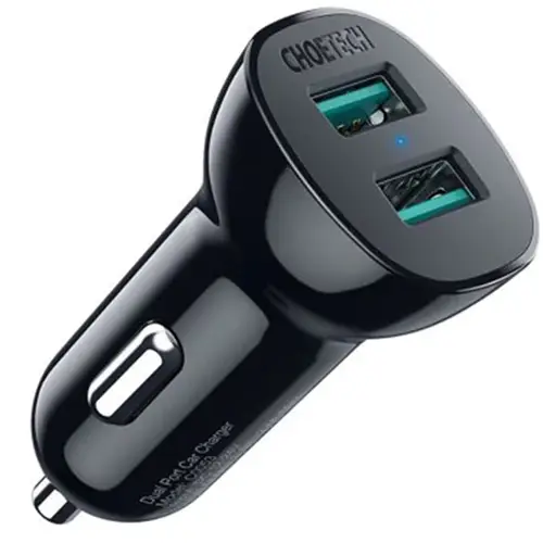 Choetech QC 3.0 36W Dual Ports Car Charger (C0051)