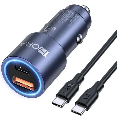 1Hora GAR241 38W Car Charger With Type-C To Type-C Cable