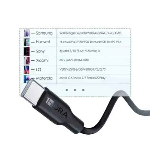 1HORA V8 Series Type-C USB 2.1A Cable