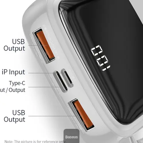 Baseus 22.5W Qpow Pro+ Digital Display Fast Charge Power Bank (10000mAh)
