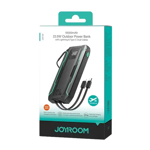 JOYROOM JR-L017 22.5W Power Bank 1000mAh with Dual Cables