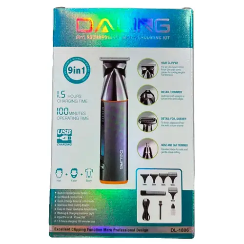 DALING DL-1806 9 IN 1 Beard Trimmer