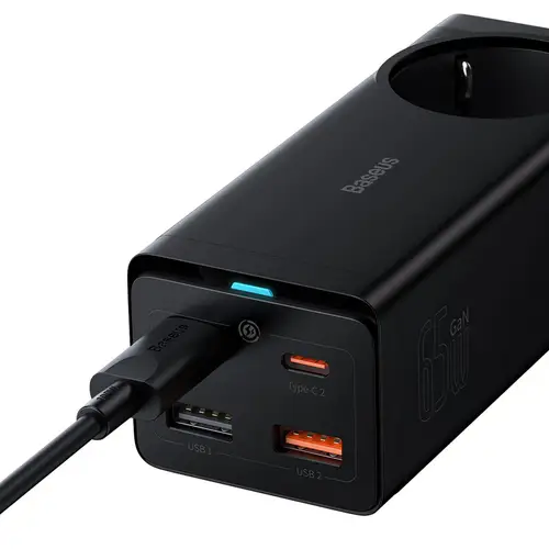 Baseus GaN3 Pro Desktop AC+2U+2C65W CN  Baseus Xiaobai charging CableCtoC 100W