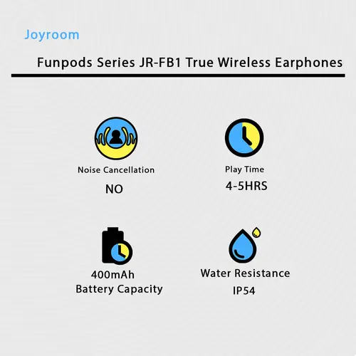 Joyroom Funpods Series JR-FB1 True Wireless Earphones