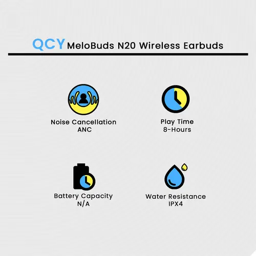 QCY MeloBuds N20 Wireless Earbuds