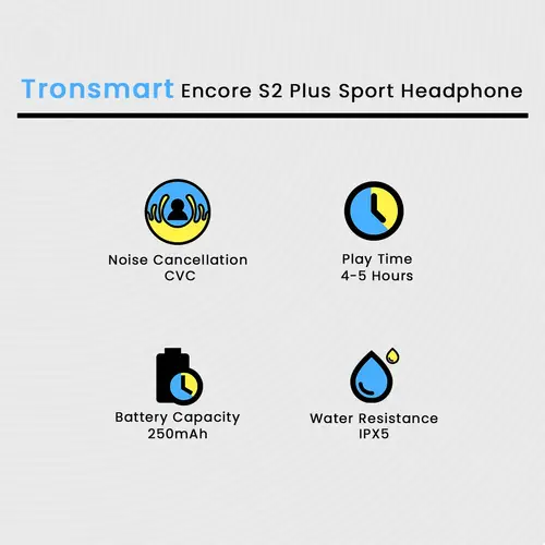 Tronsmart Encore S2 Plus Sport Neckband
