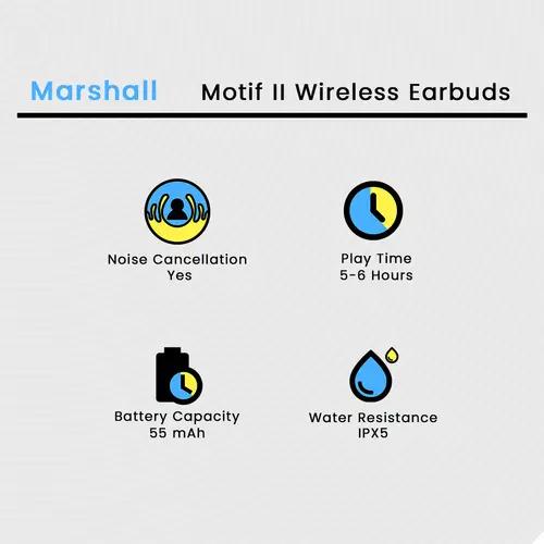 Marshall Motif II Earbuds