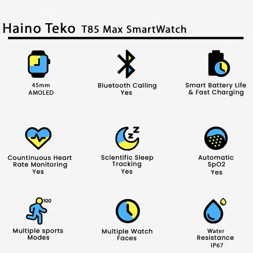 Haino Teko T85 Max SmartWatch