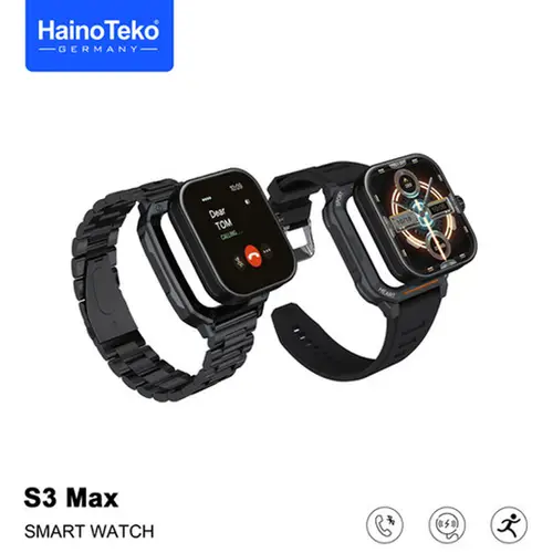 Haino Teko S3 Max Smart Watch With 2 Set Strap 3 Haino Teko S3 Max Smart Watch With 2 Set Strap