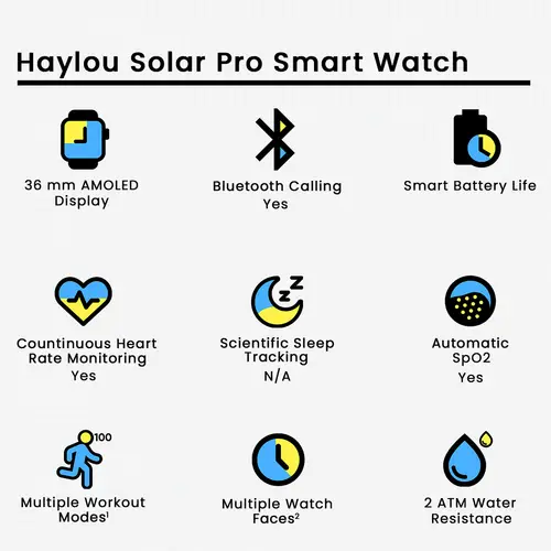 Haylou Solar Pro Smart Watch
