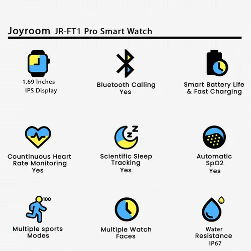 Joyroom JR-FT1 Pro Smart Watch