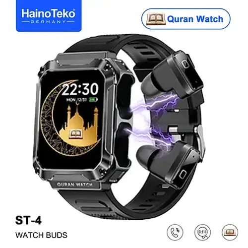 Haino Teko ST-4 (2 in 1 Watch with Earbuds)