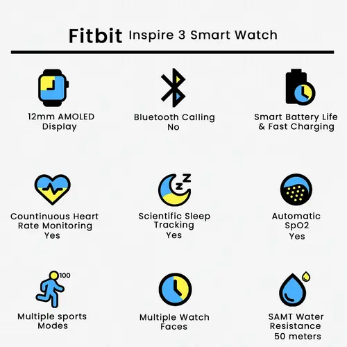 Fitbit Inspire 3 Smart Watch
