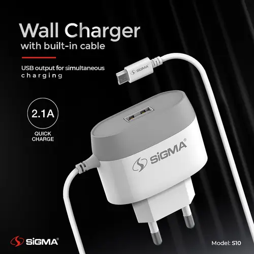 SiGMA Micro USB Wall   S10