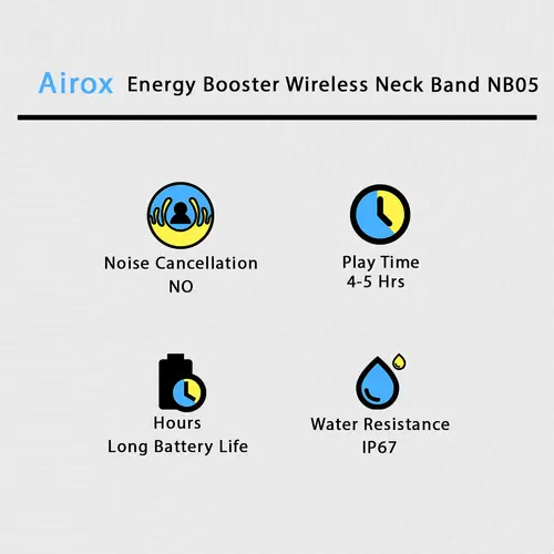 Airox Energy Booster Wireless Neck Band NB05
