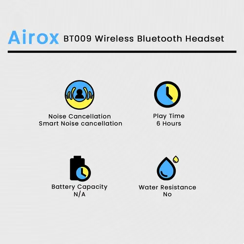 Airox BT009 Wireless Bluetooth Headset