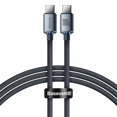 Baseus Crystal Shine Type-C to Type-C 100W Fast Charging Data Cable