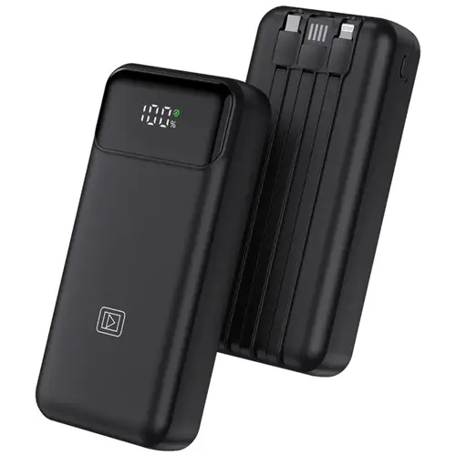 Login L-705 22.5W 20000mAh 3 Bilt-in Cables Power Bank