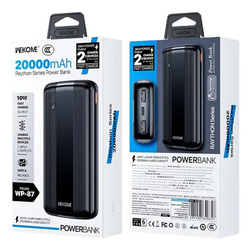Wekome WP-87 Fast Charging 20000mAh Power Bank 10W