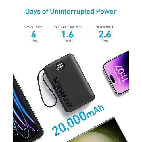 Anker 335 20000mAh A1647 22.5W Fast Charging Powerbank