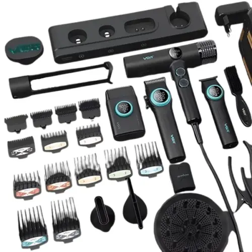 VGR Step Less Pro 4in1 Trimmers Foil Shaver Powerful Hair Dryer 9000RPM