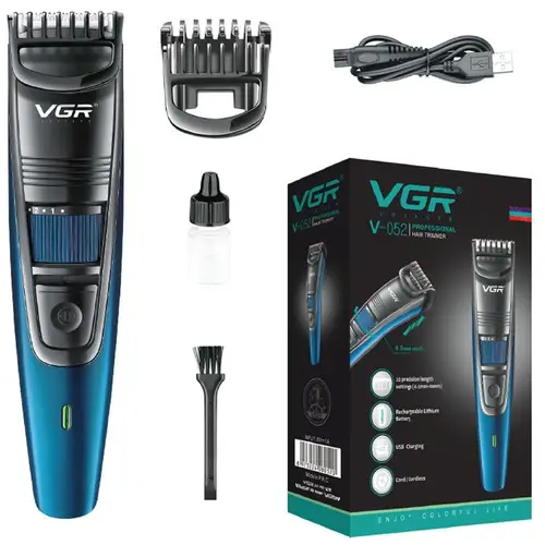 VGR V- 052 Adjustable Professional Hair Beard Trimmer Hair Clipper