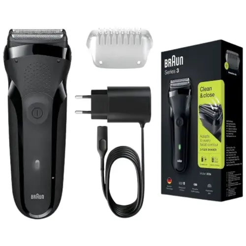 Braun Series 3 300S Wet  Dry Electric Shaver