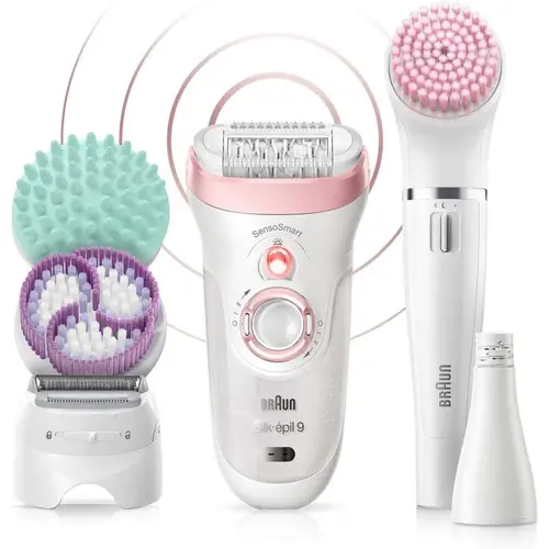 Braun Silk Epil 9 SES9985 With Shaver  Facial Cleansing Brush