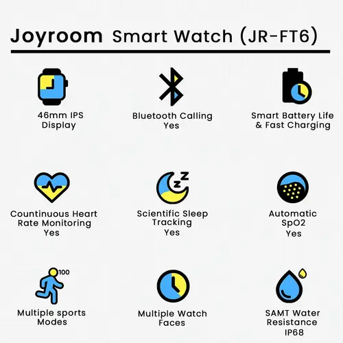 Joyroom Smart Watch (JR-FT6)