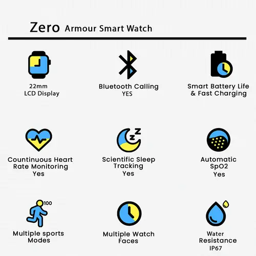 Zero Armour Smart Watch