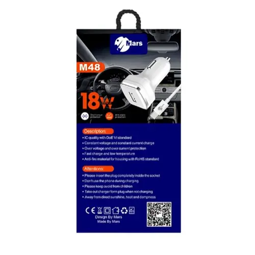 Mars M-48 18W Car Charger