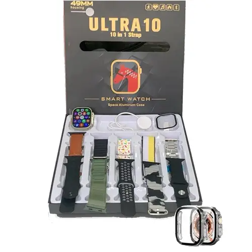 Ultra Smart Watch With 10 Straps 3 Ultra Smart Watch With 10 Straps
