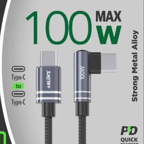 Bluks BX-463 USB-C to USB-C 100W Charging Cable
