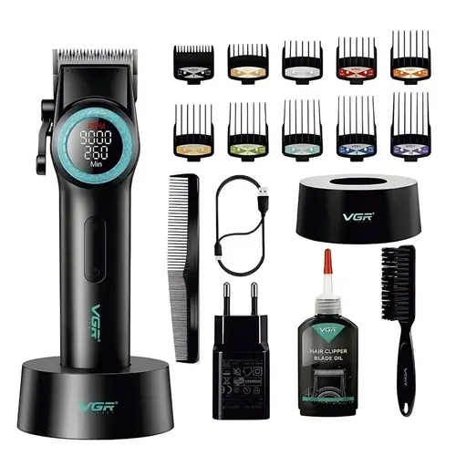 VGR V-001 9000 RPM High Power Diamond Coated Hair Clipper For Men