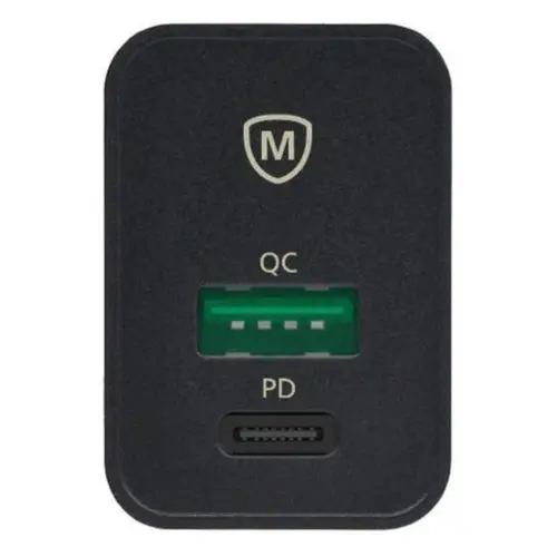 Micropack 18W PD Fast Charging Phone Charger Dual Port MWC-218PD US Plug