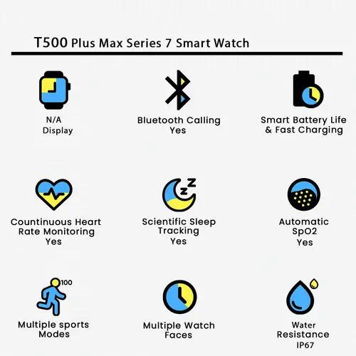 T500 Plus Max Series 7 Smart Watch 2 T500 Plus Max Series 7 Smart Watch
