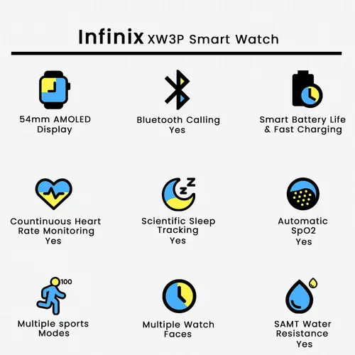 Infinix XW3P Smart Watch