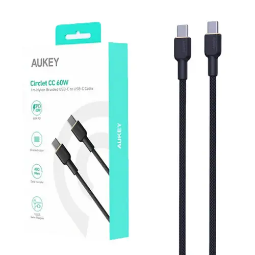 Aukey Circlet 60w USB-C to USB-C Cable CB-NCC1