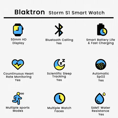 Blaktron Storm S1 Smart Watch